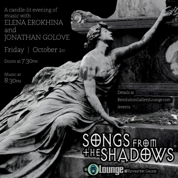 SONGS from the SHADOWS October 1st