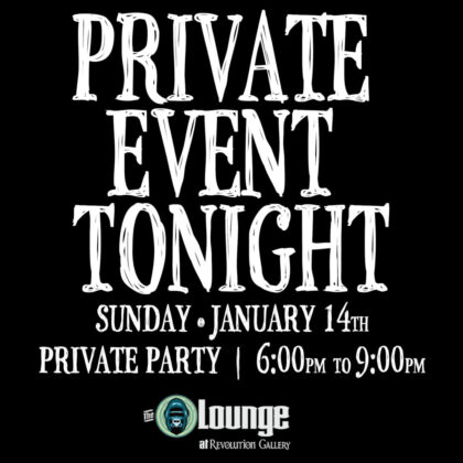 PRIVATE EVENT_JANUARY14th