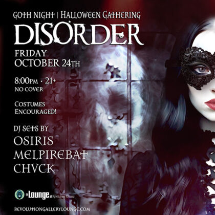 DISORDER_OCTOBER24th_IGsquareLR_FINAL2 DISORDER_OCTOBER24th_IGsquareLR_FINAL2
